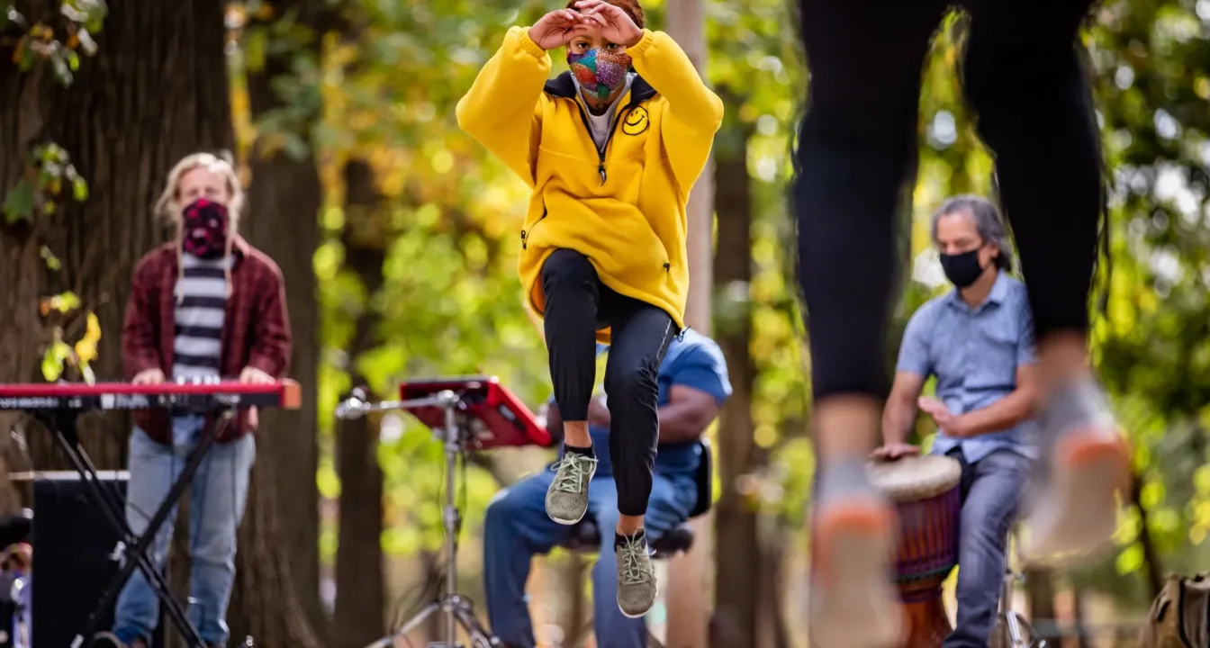 Dancers in Illini Grove