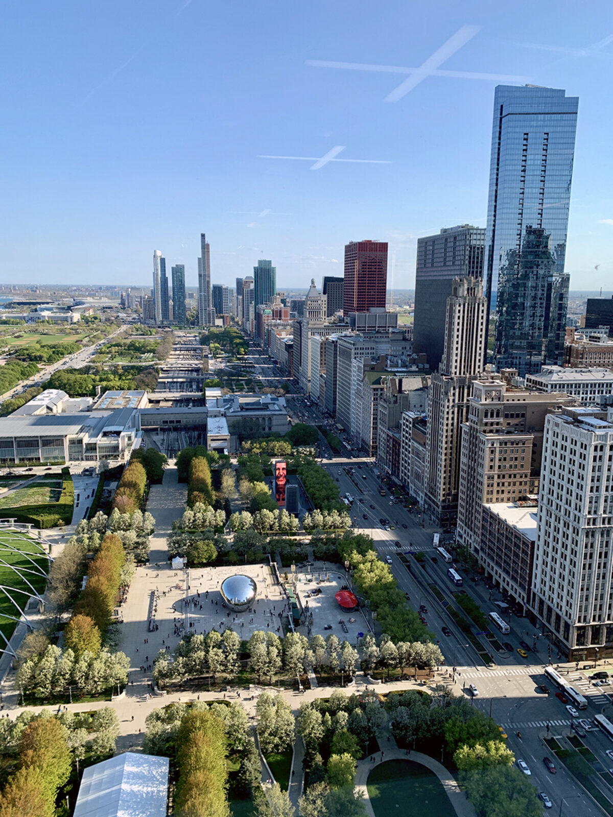 View of Millennium Park from the Prudential Building (Chicago, IL)