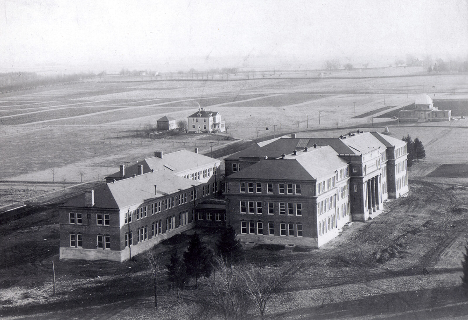 View of newly constructed Davenport Hall