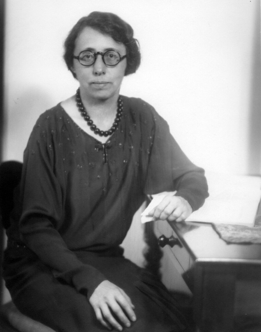 Prof. Florence Bell Robinson in 1933