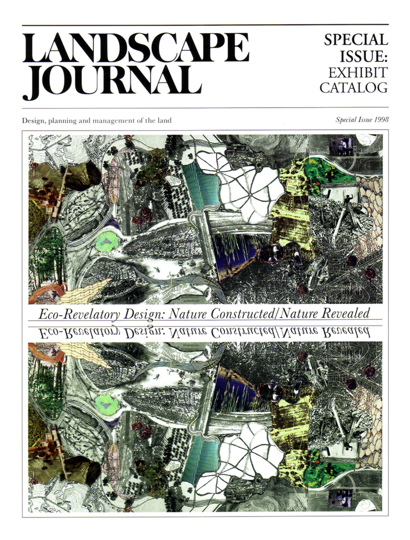 Cover of special issue of Landscape Journal serving as the catalog for exhibition “Eco-Revelatory Design