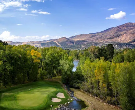 View of a golf course designed by Bruce Borland