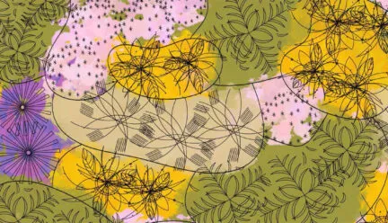 Morgan Zhang, Project 1: North TBH Garden (detail), LA 452 Planting Design (Prof. Kelley Lemon), Fall 2025