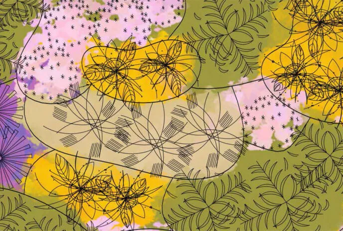 Morgan Zhang, Project 1: North TBH Garden (detail), LA 452 Planting Design (Prof. Kelley Lemon), Fall 2025