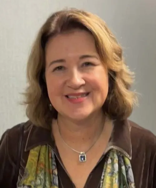 Gayle Magee, woman with shoulder-length hair