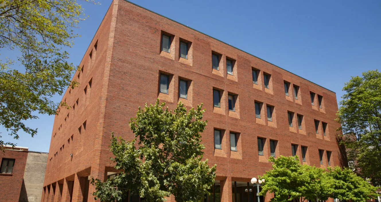 Exterior of the School of Music admissions office.