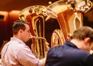 two tubas