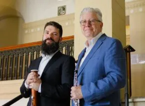 Ben Roidl-Ward (Left) Professor John Dee (Right)