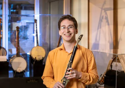 Music Student Smiling