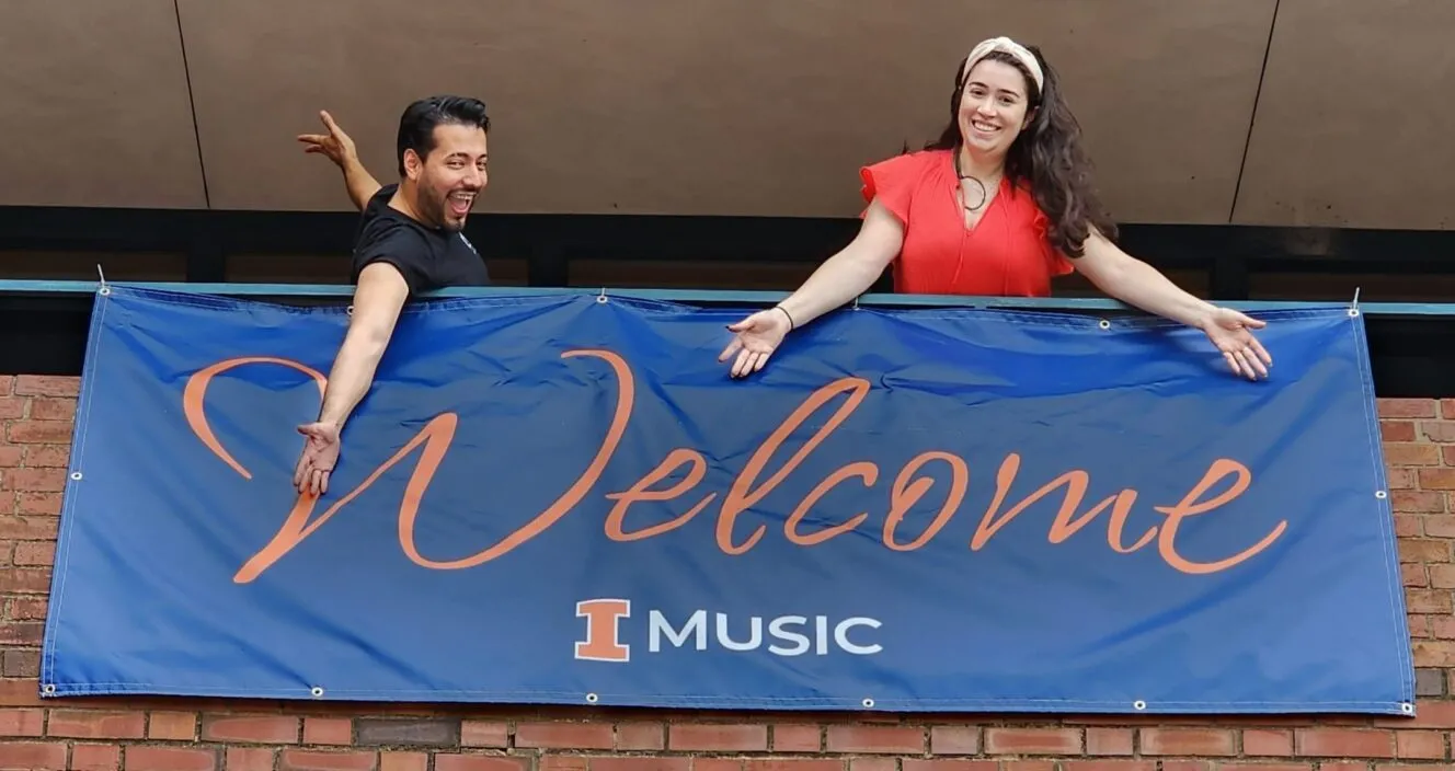 Exterior of the School of Music admissions office.