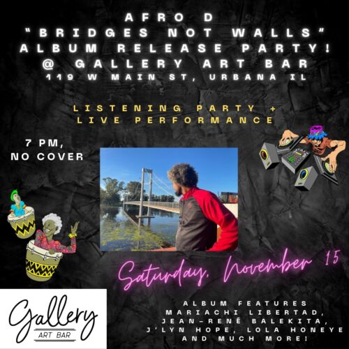 Pete 'Afro D' Shungu "Bridges Not Walls" Album Release Party