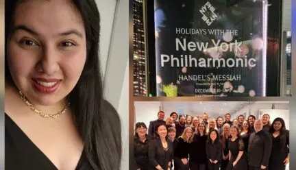 Thereza Lituma at the New York Philharmonic