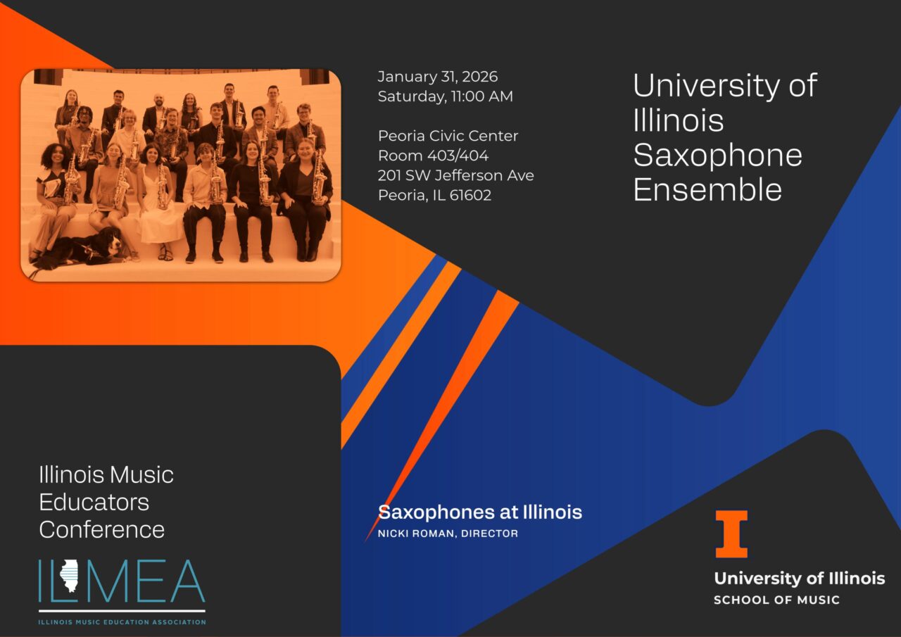 University of Illinois Saxophone Ensemble @ IMEC 2026 (2)