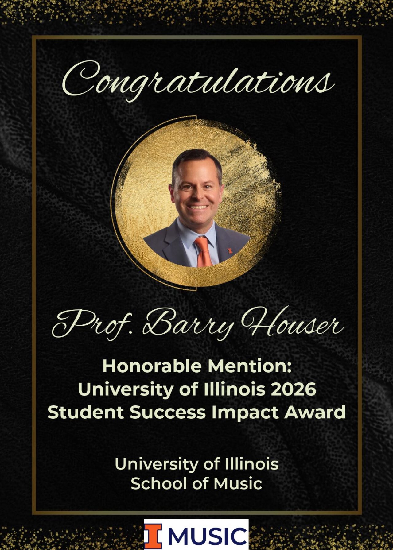 Barry Houser Student Success Award