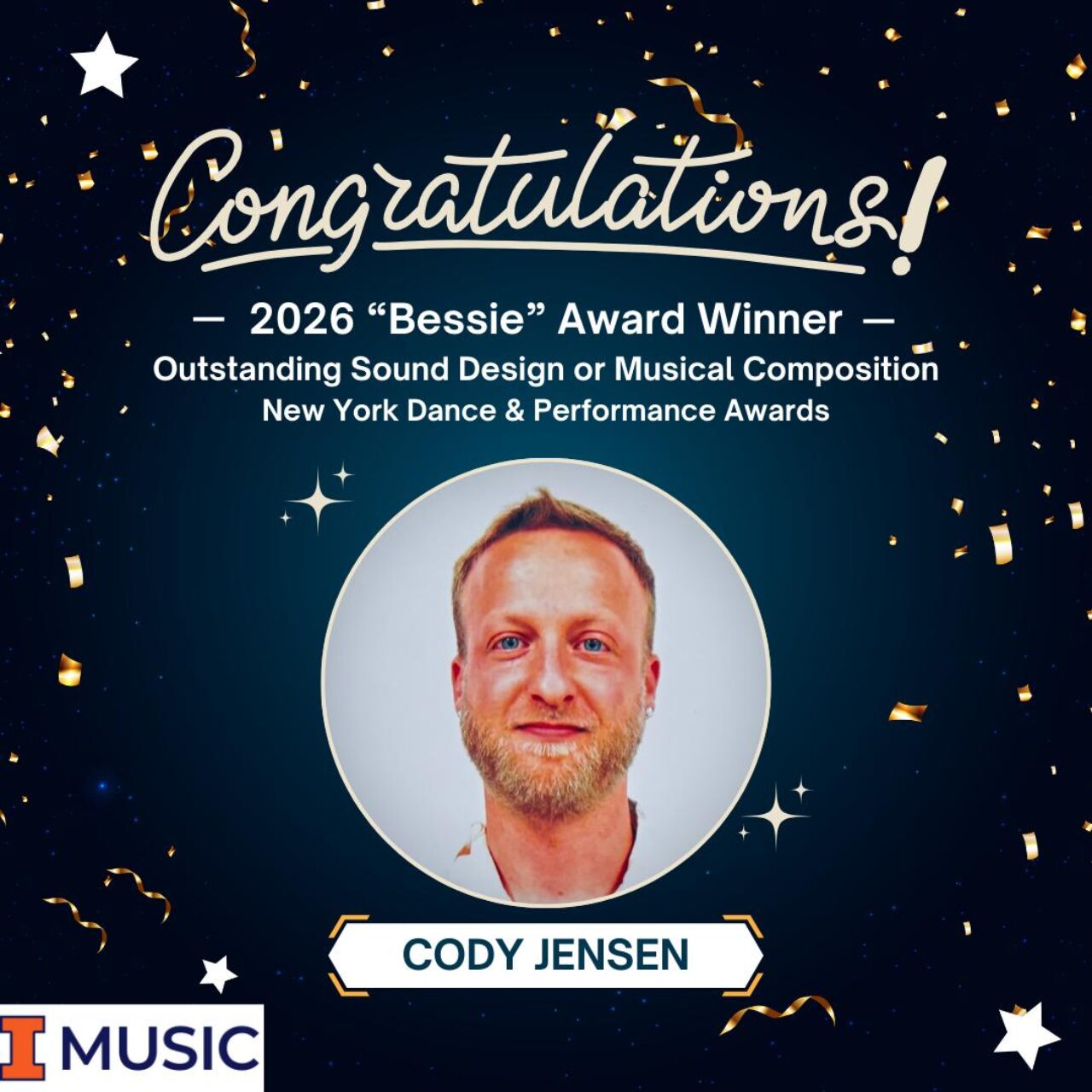 Cody Jensen Bessie Award