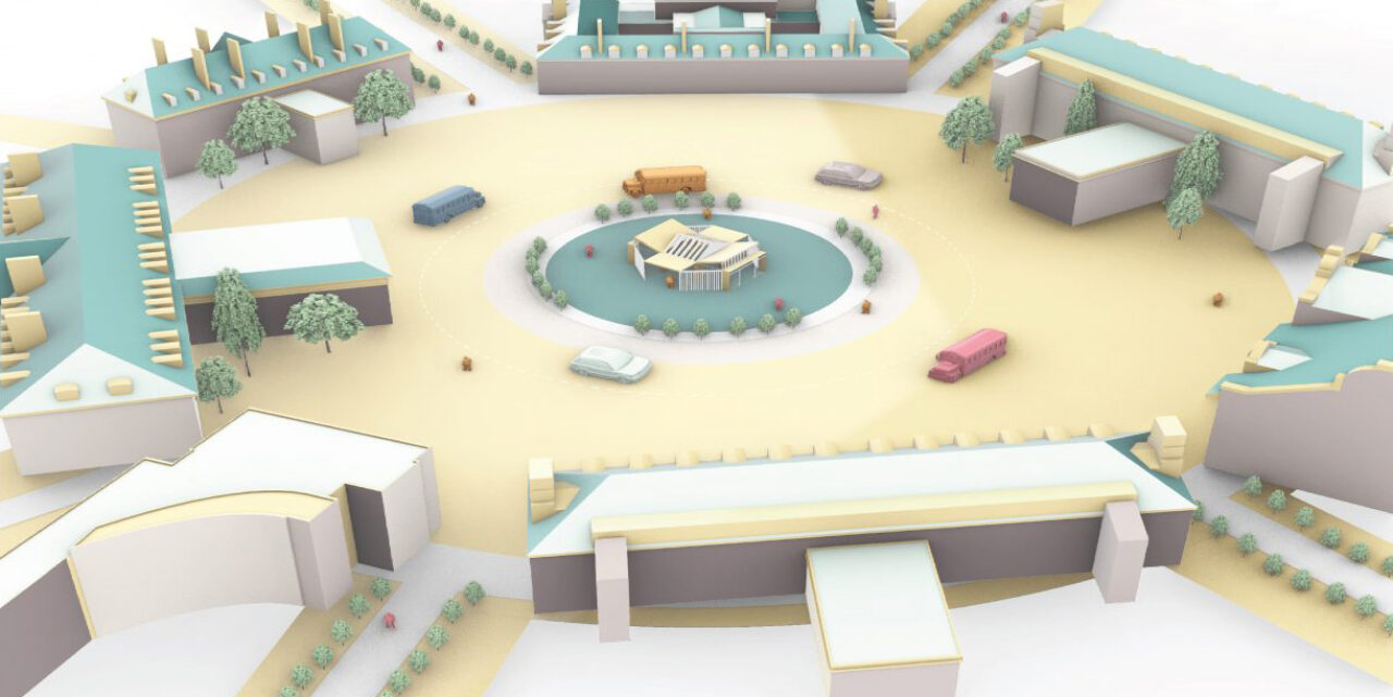 Courtyard designed by Lily Johnston
