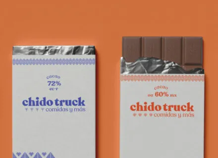 Chido Truck chocolate bars by Denise Carmona, BFA Exhibition 2023
