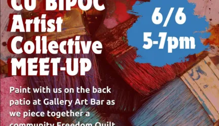 colorful flyer with dates, times and info in post
