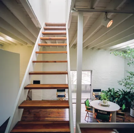 Wooden stairs 