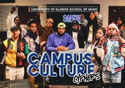 campus culture group in the studio