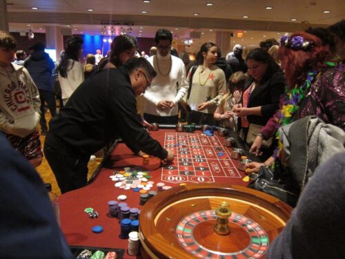 People playing poker