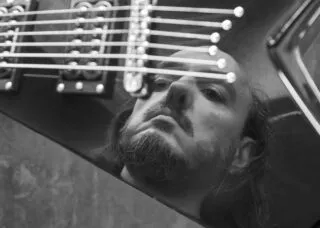 person looking at an instrument