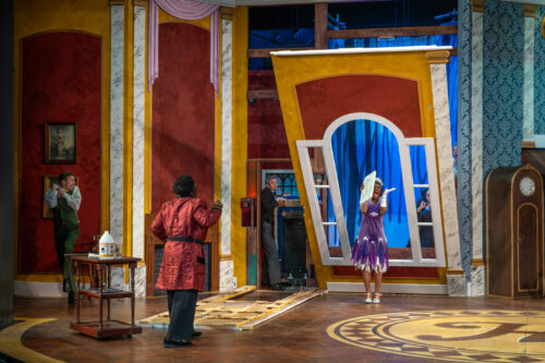 set falls onto actor