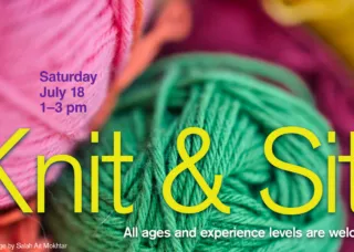 knitting poster design
