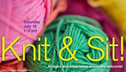 knitting poster design