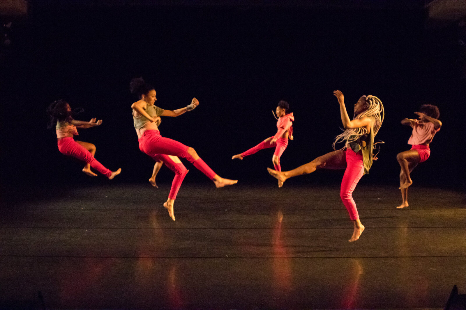 many people dancing onstage