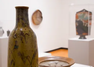 ceramics on display