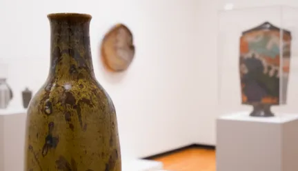 ceramics on display