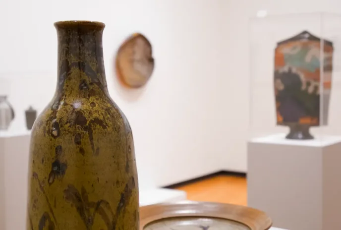 ceramics on display