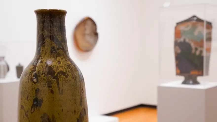 ceramics on display