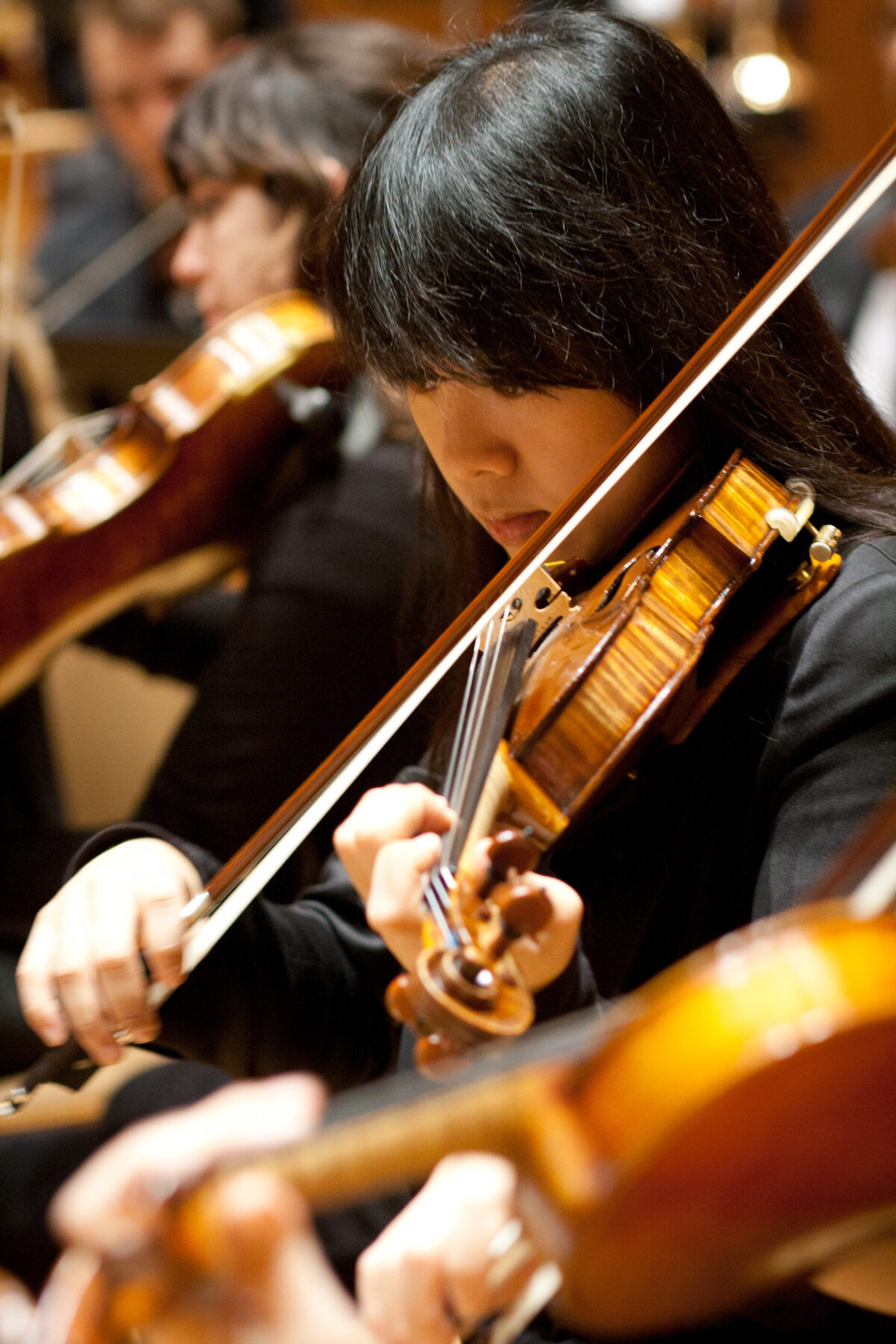 person playing violin