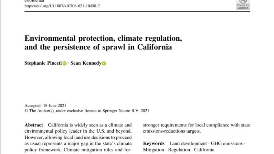 Photo of first page of article, on white paper with black text