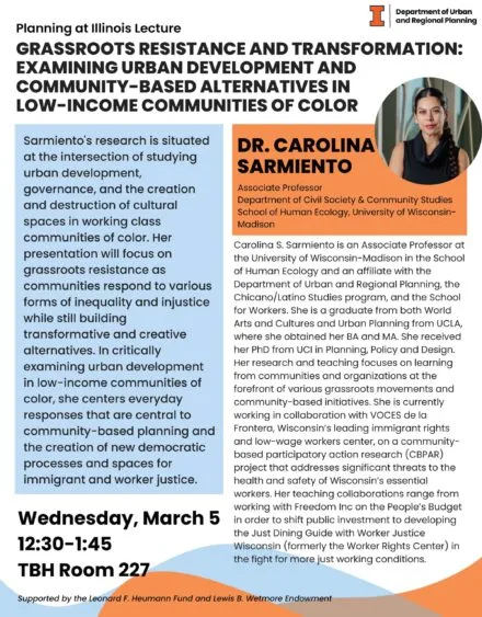 Orange, blue and speaker flier