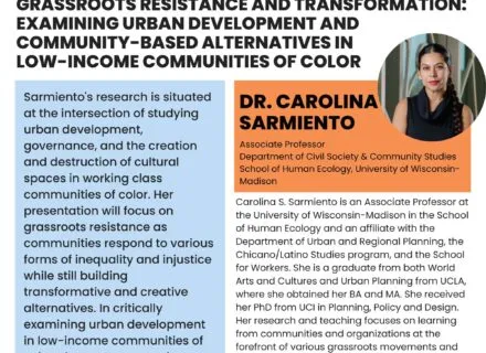 Orange, blue and speaker flier