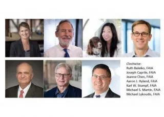 head shots of new AIA Fellows