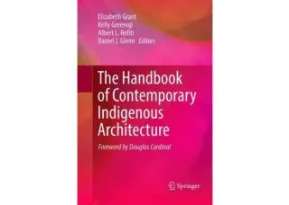 cover of The Handbook of Contemporary Indigeous Architecture