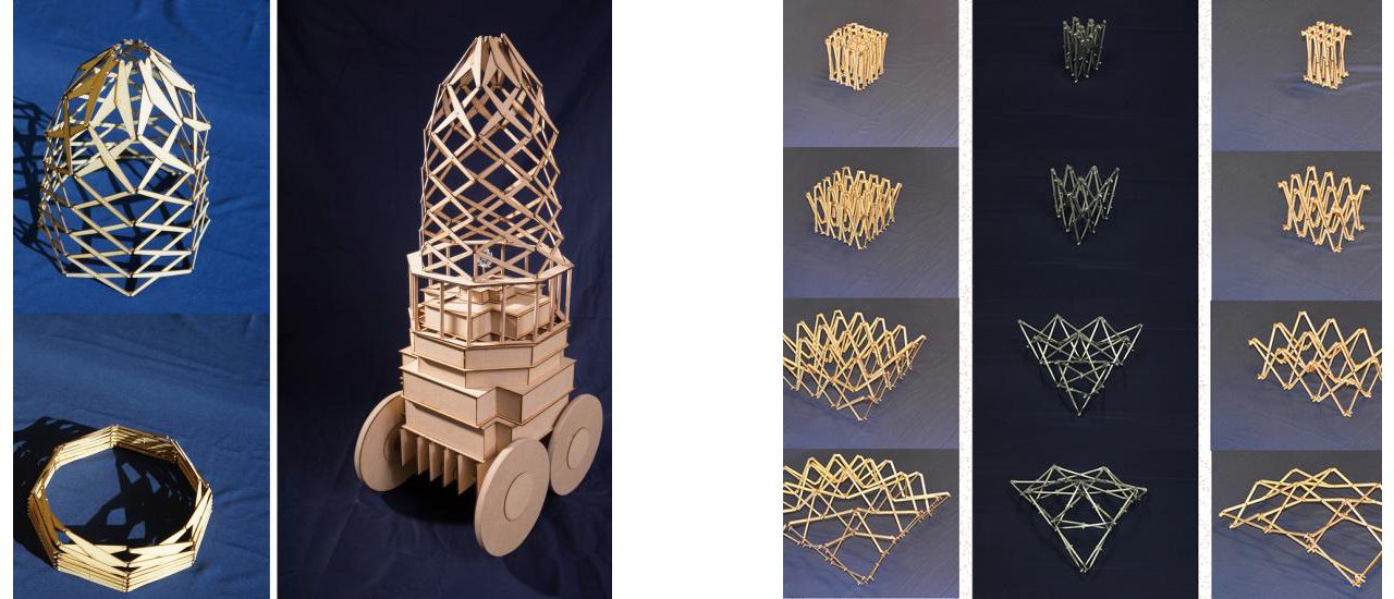 Images of deployable structures models 