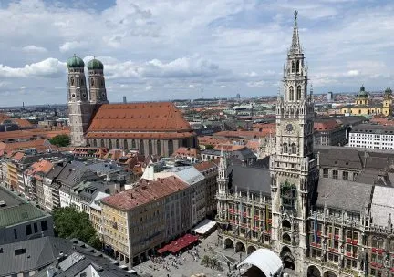 Aerial view of Munich 