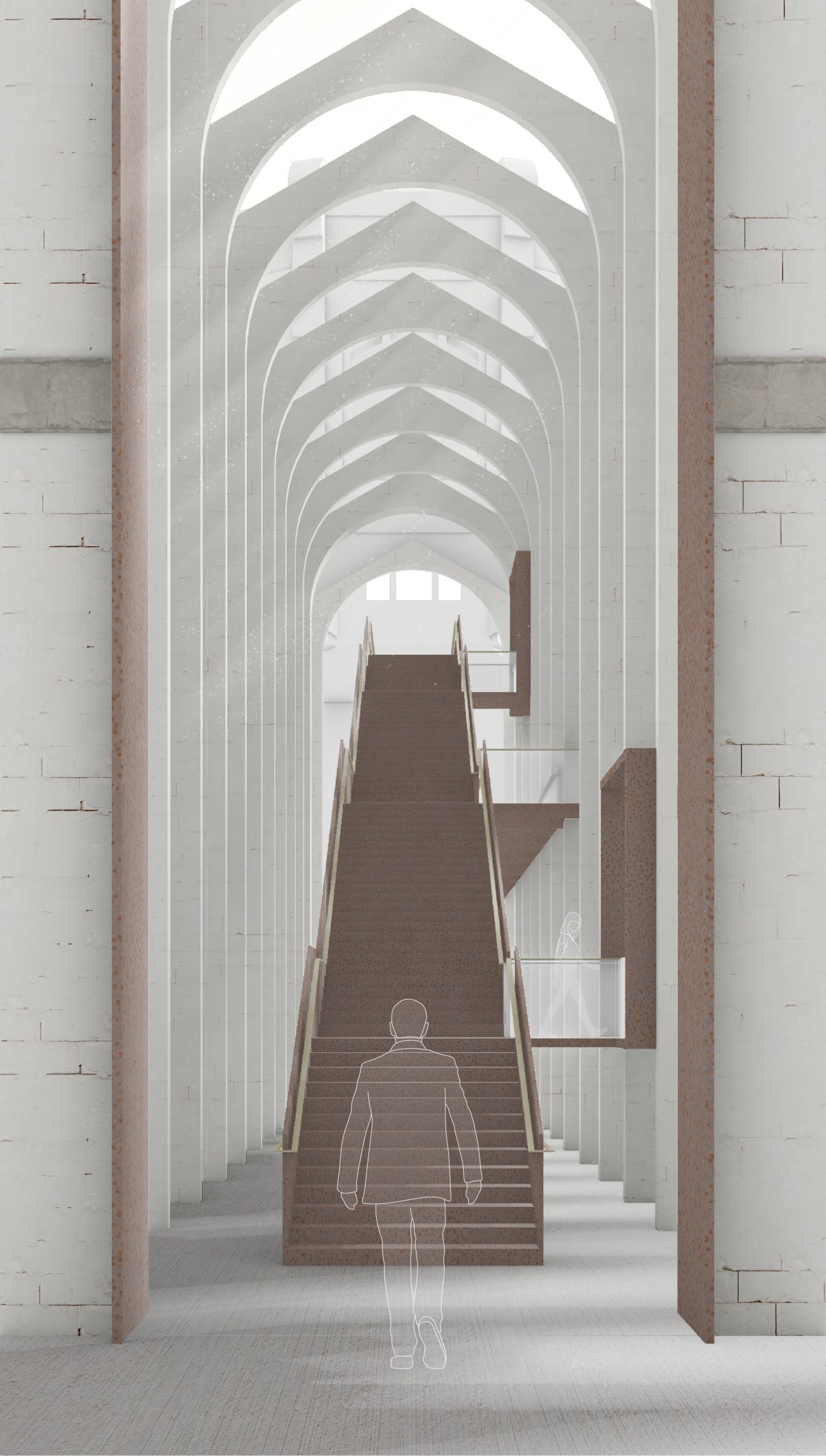 Memorial staircase