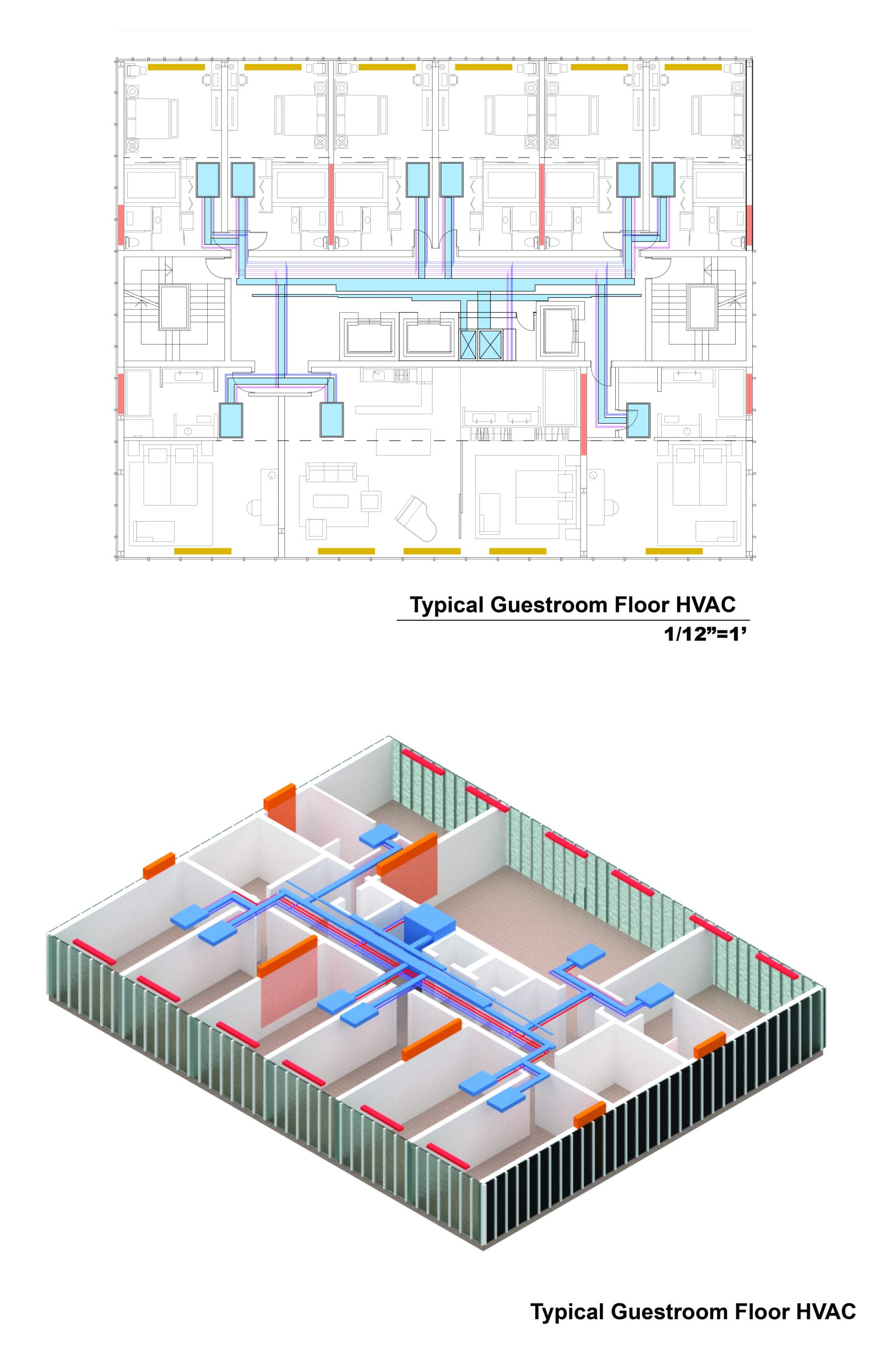 Residential floor HVAC design