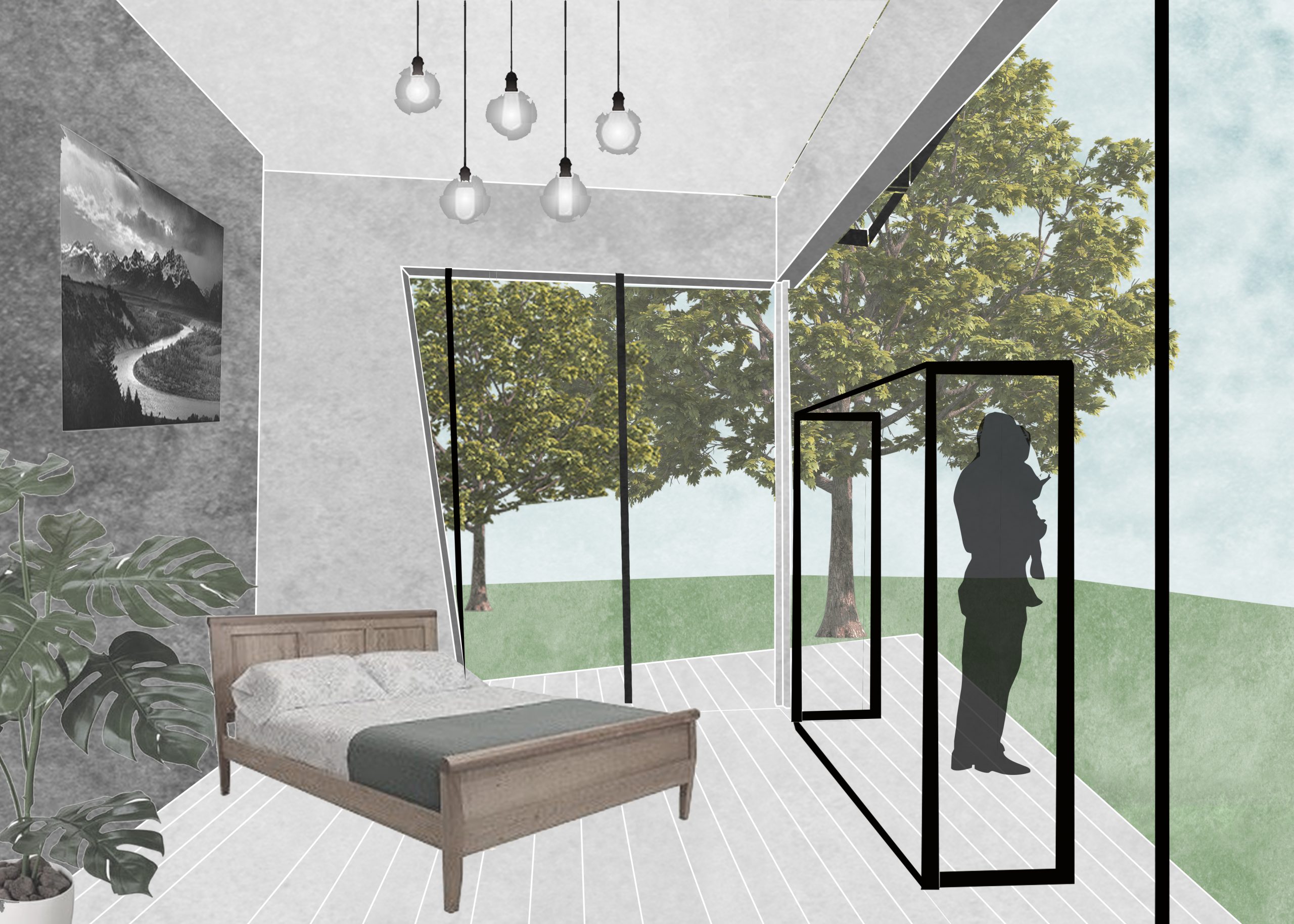 interior collage view