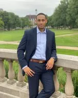 Headshot of Curtis Howard on the Arts Quad 