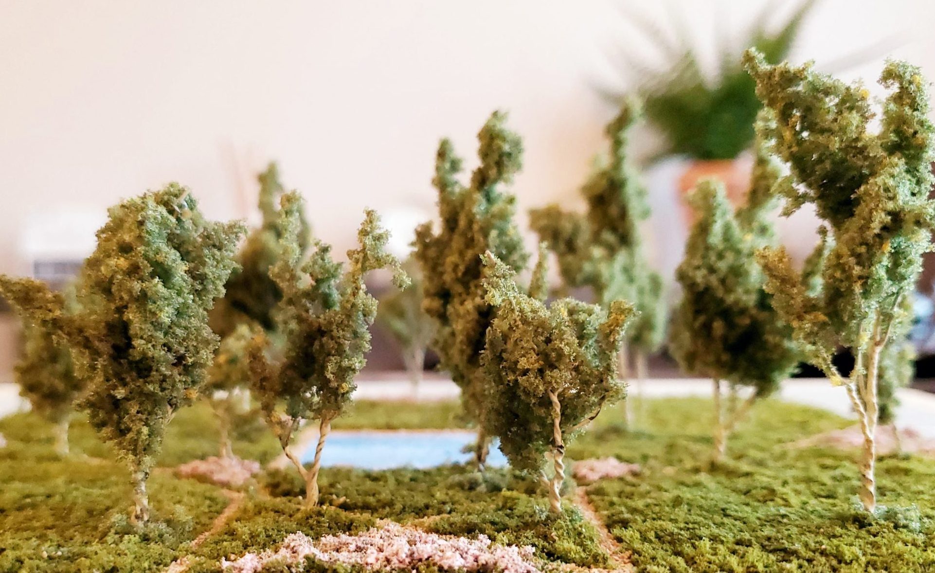 perspective view of model
