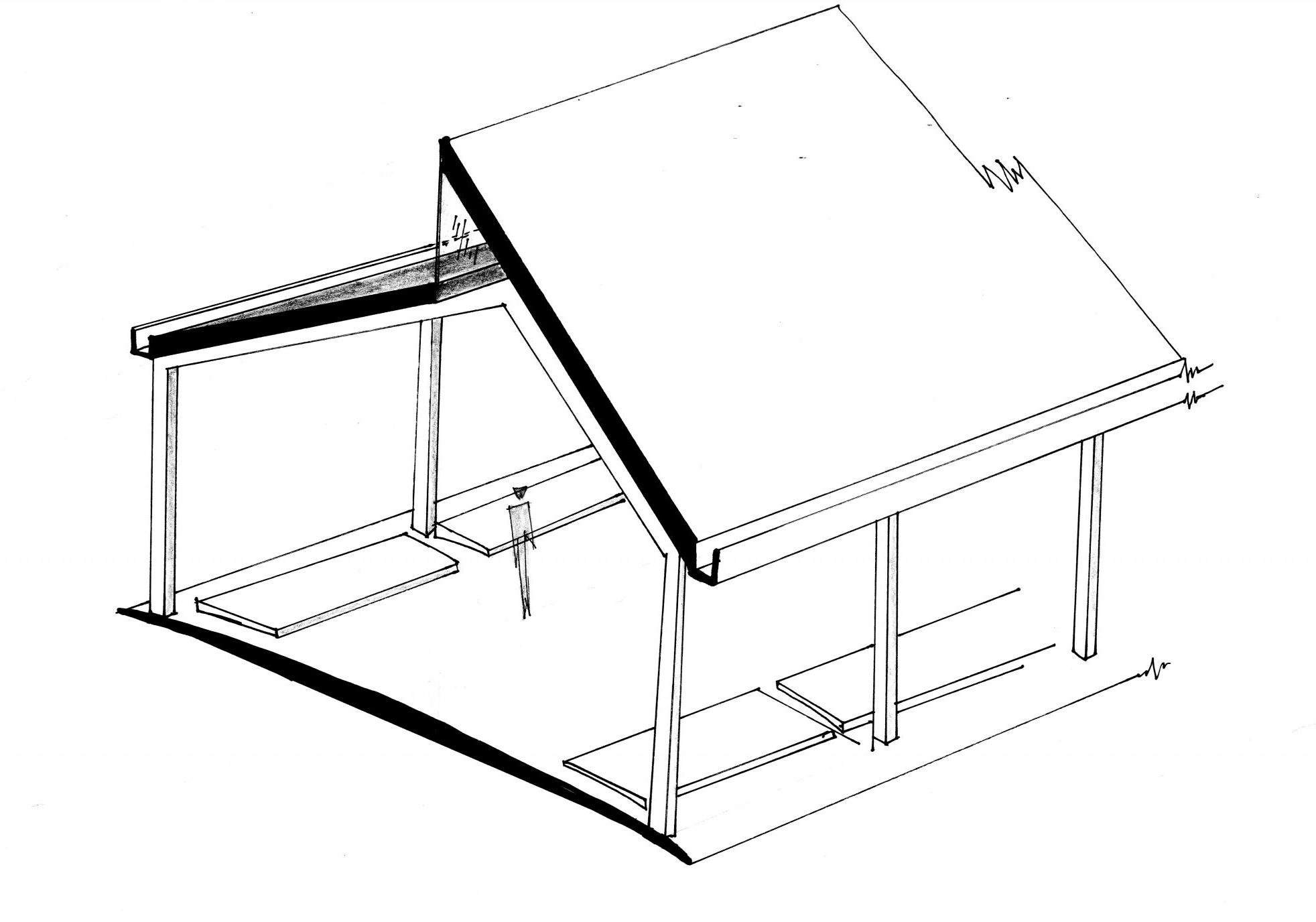 Pavilion section