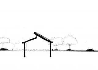 Pavilion cross section 