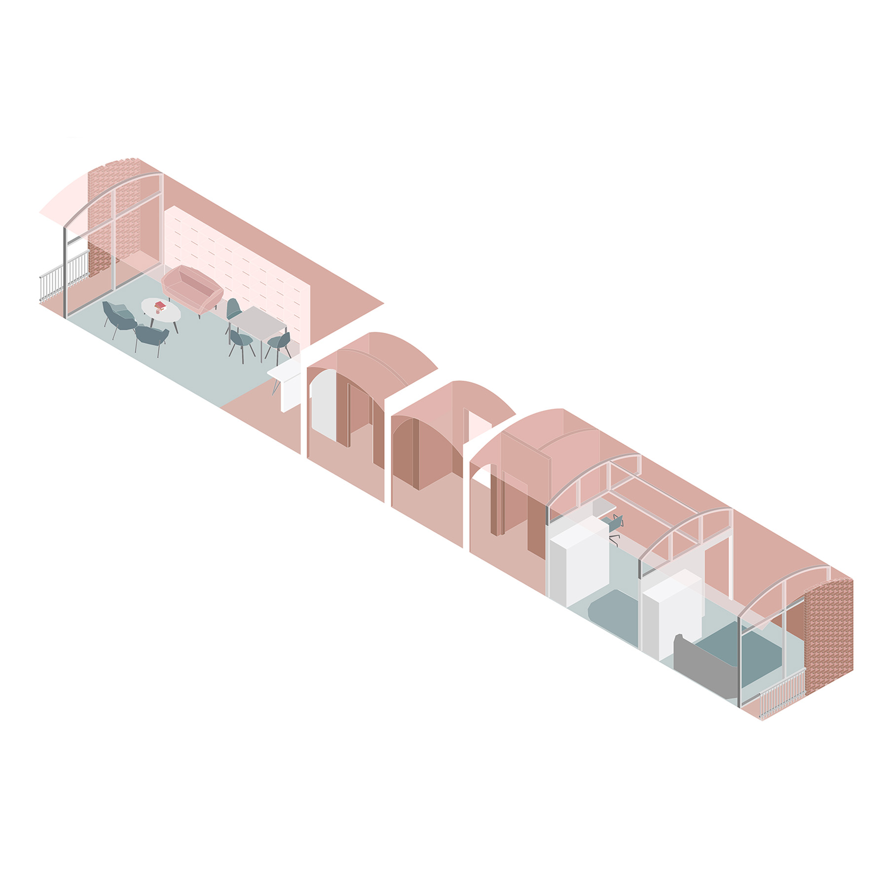 Axonometric collage